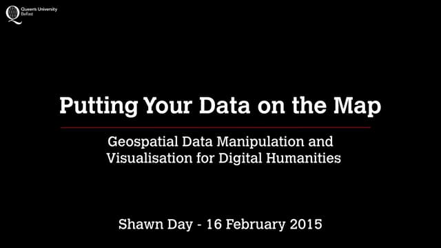 Putting Your Data on a Map