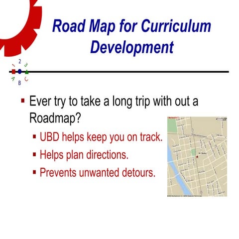 Road Map for Curriculum Development