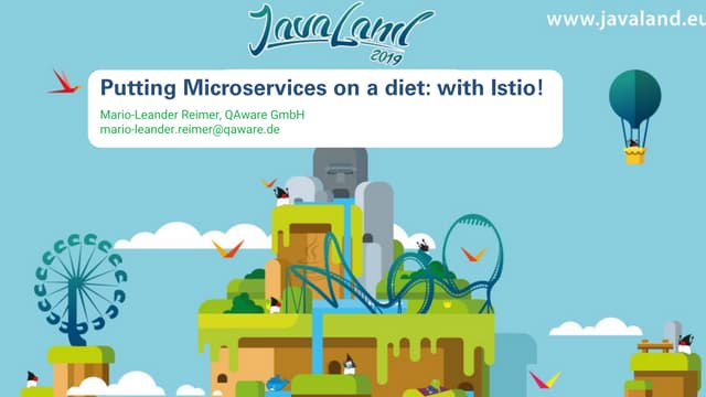 Putting Microservices on a Diet: with Istio!