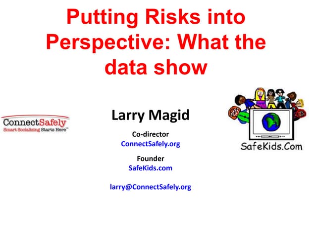 Putting online risks into perspective
