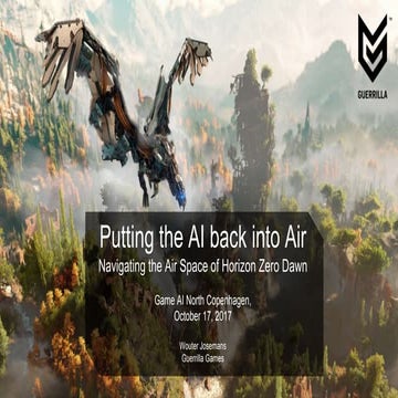 Putting the AI Back Into Air: Navigating the Air Space of Horizon Zero Dawn