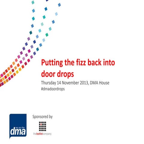 Putting the fizz back into door drops - 14 November