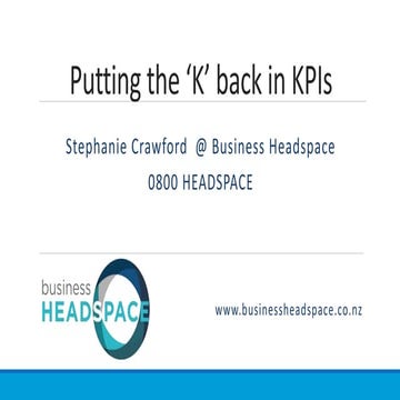 Putting the ‘K’ back in KPIs