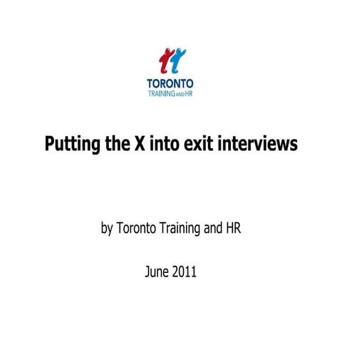 Putting the X into exit interviews June 2011