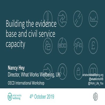 Putting well being metrics into policy action, Nancy Hey