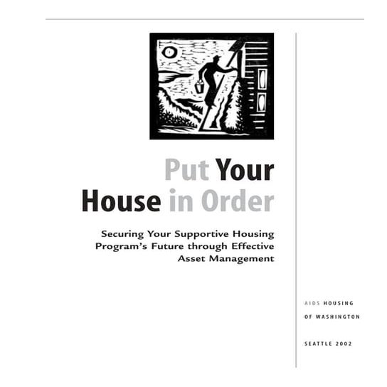 Guidebook: Supportive Housing Asset Management
