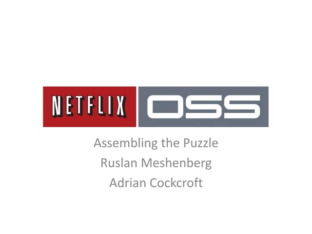 NetflixOSS Meetup
