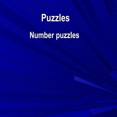 Puzzles