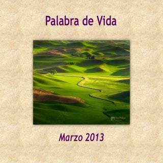 Palabra de Vida - Marzo-2013
