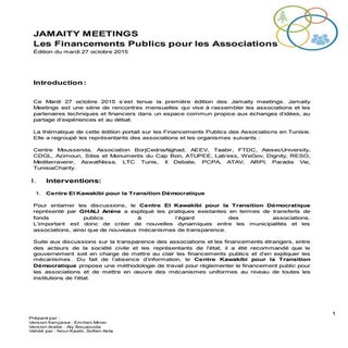 Pv 30-10-2015 les financements publics