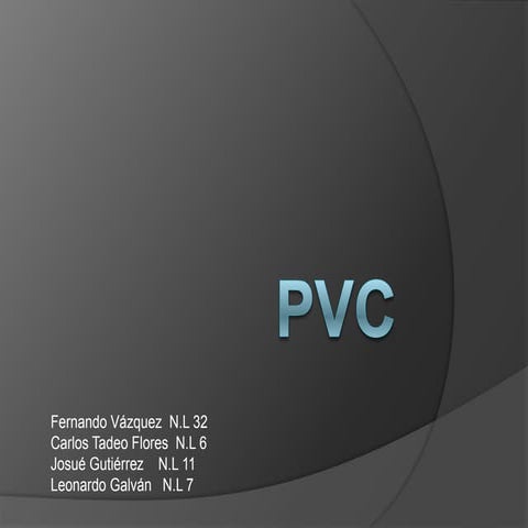 El PVC | PPT