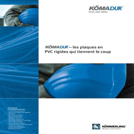 Pvc u sheet komadur wa  kommerling