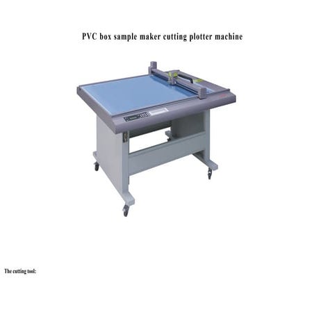 PVC box sample maker cutter plotter