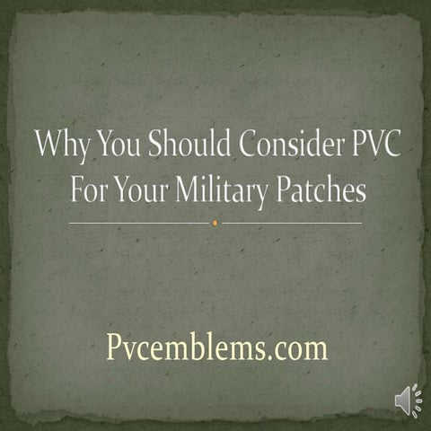 PVC Military Patches