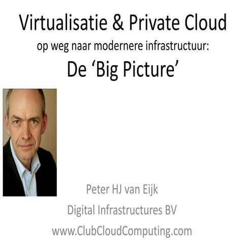 Virtualizatie: de 'big picture'