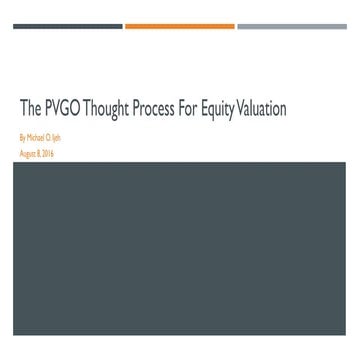 PVGO Formula for Equity Valuation (Long Version)