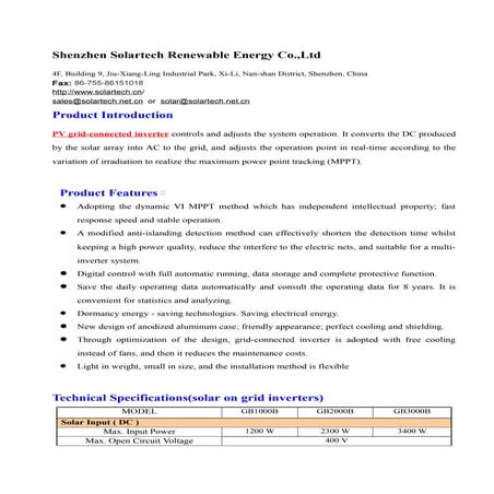 Pv grid connected inverter