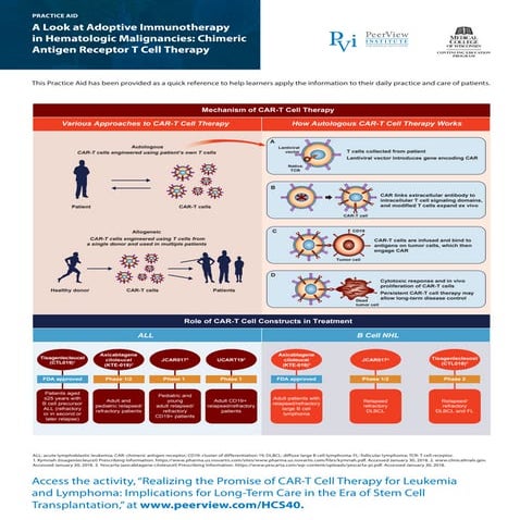 Realizing the Promise of CAR-T Cell Therapy for Leukemia and Lymphoma ...