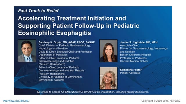 Fast Track to Relief: Accelerating Treatment Initiation and Supporting Patient Follow-Up in Pediatric Eosinophilic Esophagitis