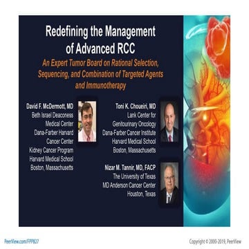 Redefining the Management of Advanced RCC: An Expert Tumor Board on ...