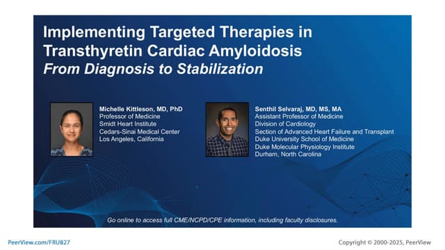 Implementing Targeted Therapies in Transthyretin Cardiac Amyloidosis: From Di...