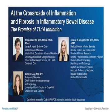 At the Crossroads of Inflammation and Fibrosis in Inflammatory Bowel ...