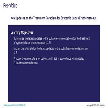Key Updates on the Treatment Paradigm for Systemic Lupus Erythematosus ...