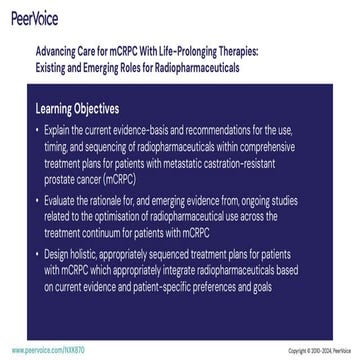 Advancing Care for mCRPC With Life-Prolonging Therapies: Existing and ...