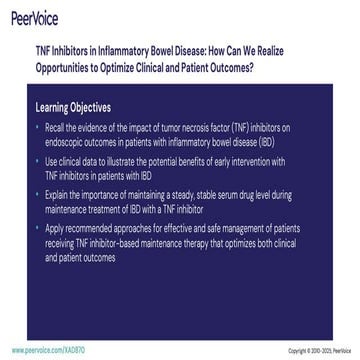 TNF Inhibitors in Inflammatory Bowel Disease: How Can We Realize ...