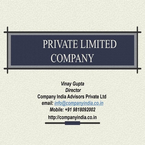 Pvt. ltd. co.