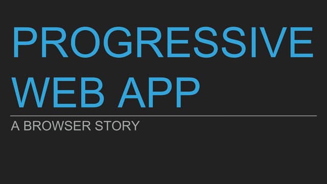 Progressive Web Apps [pt_BR]