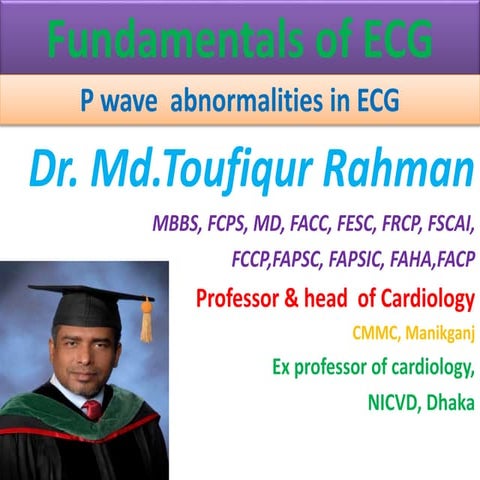 P wave  abnormalities in ECG