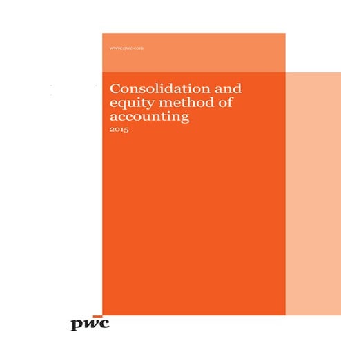 PwC Consolidation Equity Method Accounting 2015