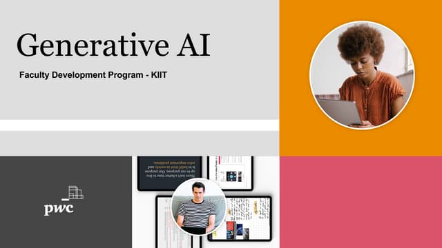 Generative AI leverages algorithms to create various forms of content