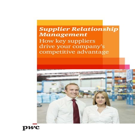 Pwc supplier-relationship-management