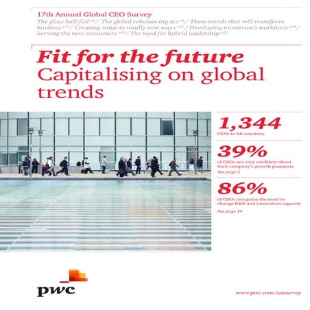 Etude PwC CEO Survey (janvier 2014)
