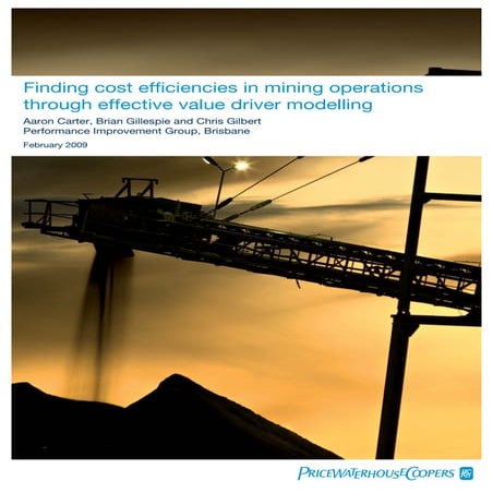 Pw C Value Driver Modelling Feb 2009 Email Final | PDF