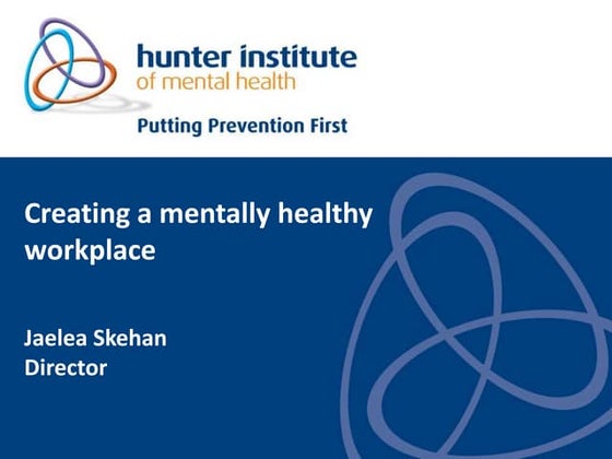 Mental Health Awareness in the Workplace | PPTX | Mental Health ...