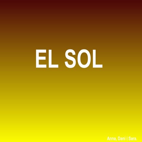 El sol | PPTX