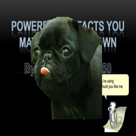 PowerPoint facts with the Word Paperclip