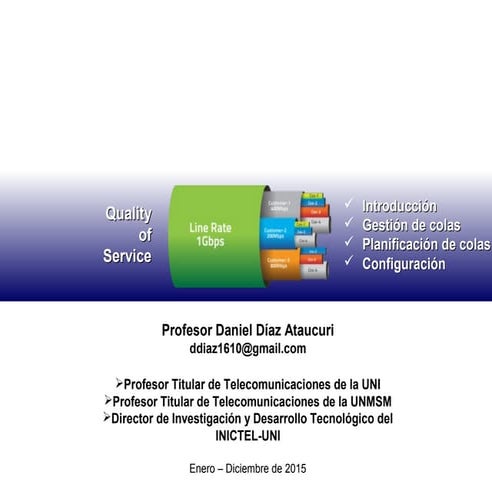 Capítulo 3 - QoS - Calidad de Servicio