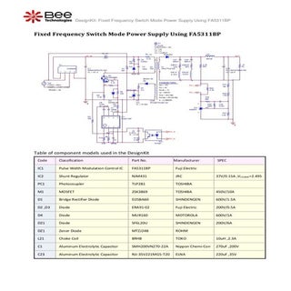デザインキット・PWM ICによる電源回路のインデックス