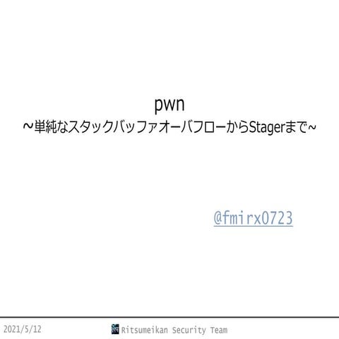 Stack Buffer OverFlow