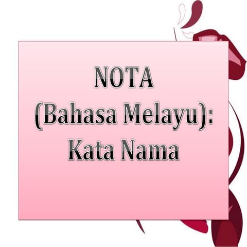 Nota Kata Nama