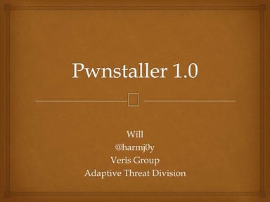 Pwnstaller