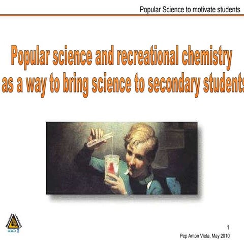 Popular Science to motivate students