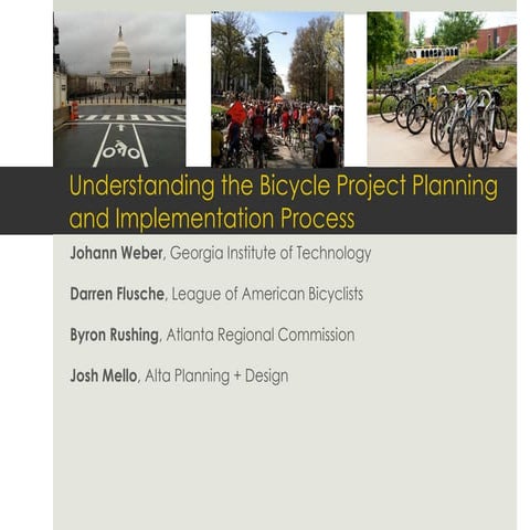 Understanding the Bicycle Project Planning and Implementation Process