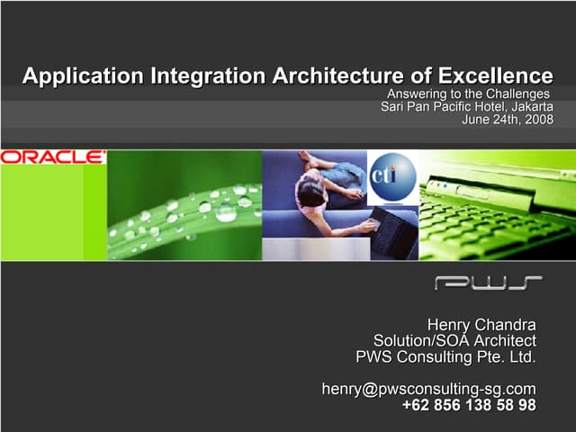 Application Integration Architecture of Excellence - Answering to the Challenges