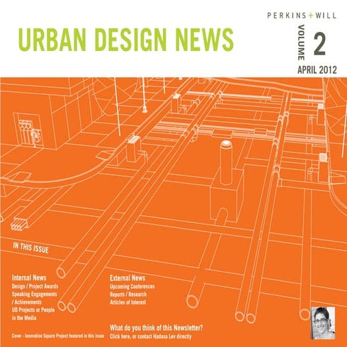 P+W Urban Design Newsletter  2012 April