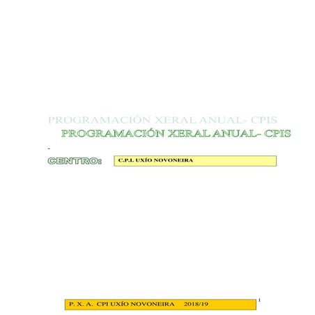 Pxa 2018 19 | PDF